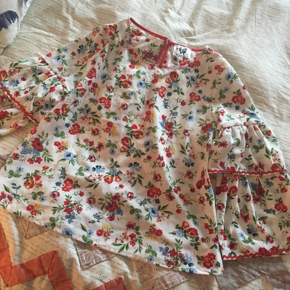 Anthropologie Floral Top - Picture 2 of 4